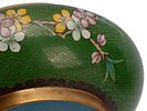 Three Chinese Cloisonne Covered Jars. Item/Description: Collection of three lidded vessels in Image - 4