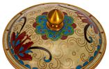 Three Chinese Cloisonne Covered Jars. Item/Description: Collection of three lidded vessels in Image - 12