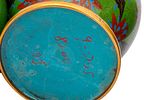 Three Chinese Cloisonne Covered Jars. Item/Description: Collection of three lidded vessels in Image - 15