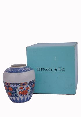 Tiffany & Co. Imari Porcelain Ginger Jar Vase. Item/Description: Tiffany &amp; Co. Imari 