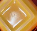 Pair of MCM Sasaki Japanese Art Glass Ashtrays. Item/Description: Pair of Sasaki mid-century Image - 5