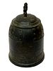 Antique Japanese Bronze Bonsho Temple Bell. Item/Description: Antique Japanese cast bronze Image - 1