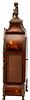 French Boulle-Style Bracket Clock. Item/Description: Mixed wood marquetry and parquetry inlaid Image - 2
