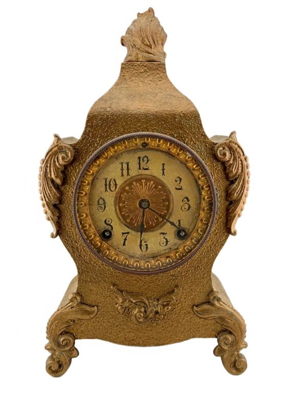 Ansonia Clock Co. Ornate Mantel Clock. Item/Description: Ansonia Clock Company, late 