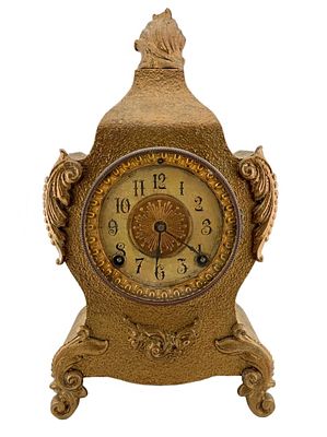 Ansonia Clock Co. Ornate Mantel Clock. Item/Description: Ansonia Clock Company, late 