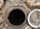 1856 Nicholas Muller Bacchanalian Putti Clock. Item/Description: Antique American mantel clock Image - 6