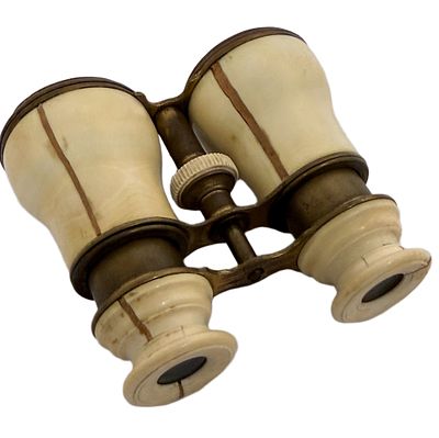 Antique Late Victorian Opera Binoculars. Item/Description: Pair of French theatre or opera 