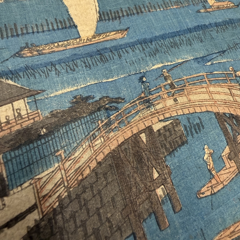 Utagawa Hiroshige - Sumida River Woodblock