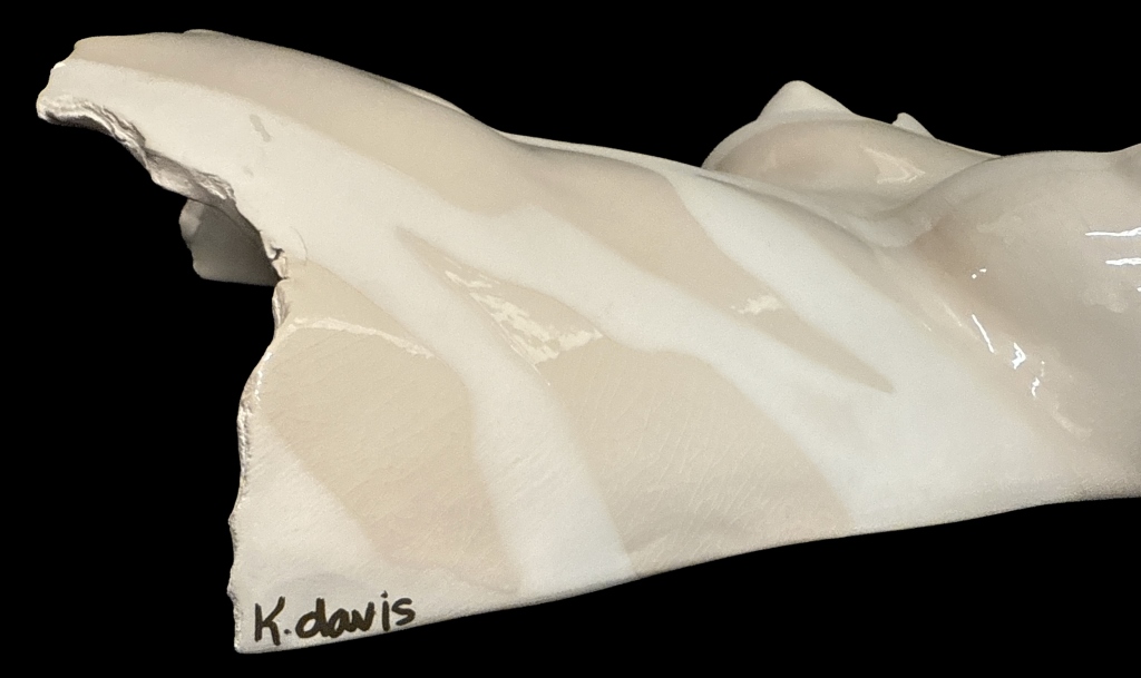 K. Davis - Modern Nude Torso Sculpture