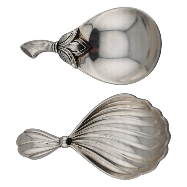 Gianmaria Buccellati Sterling Tea Caddy Spoon Lot