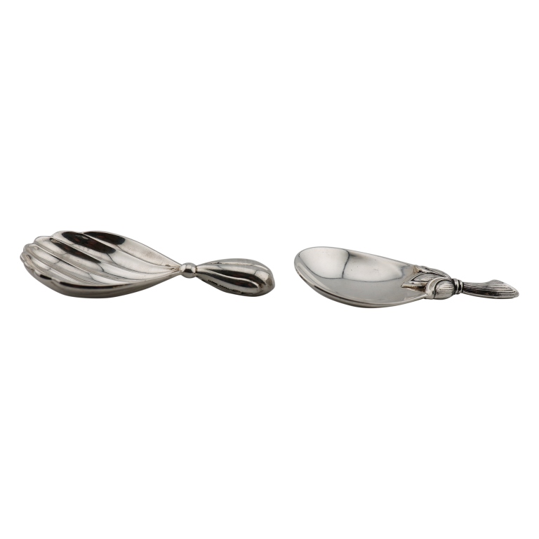 Gianmaria Buccellati Sterling Tea Caddy Spoon Lot