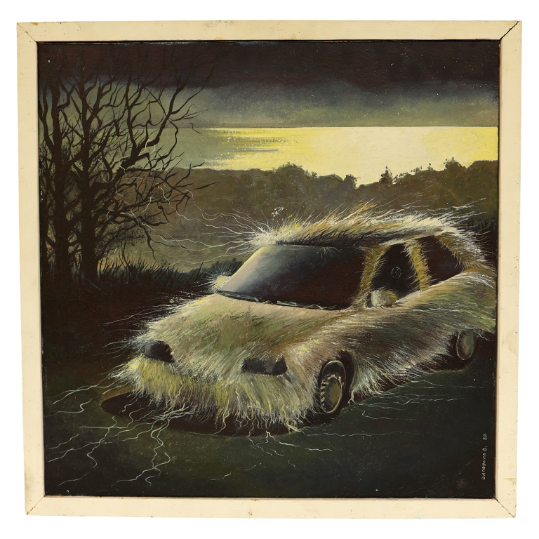 Russian Surrealist Viktor Shapovalov - The Car