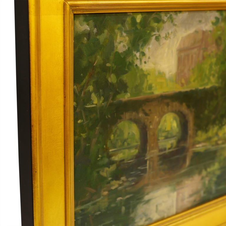 Robert Schneider - Bronx River Oil Painting