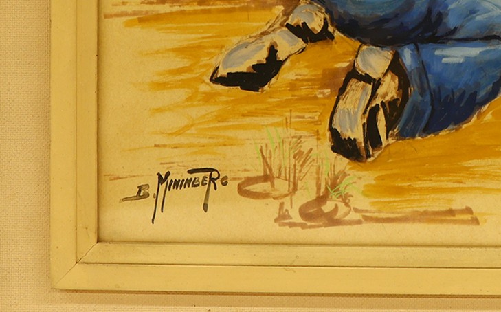 Benish Mininberg - Rural Scene, Israeli Art