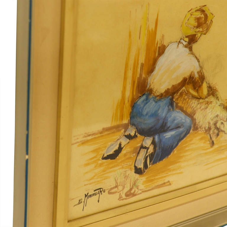 Benish Mininberg - Rural Scene, Israeli Art