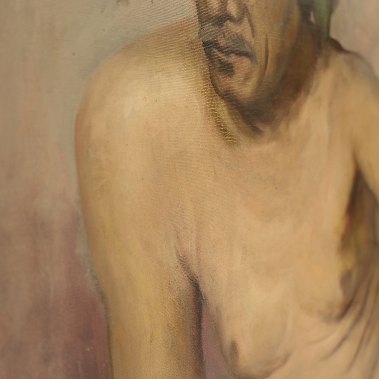 Portrait Painting of a Man in a Turban