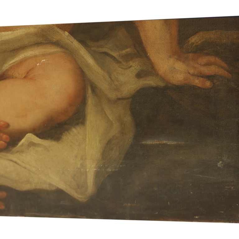 Large Baroque Eros and Anteros Oil Painting