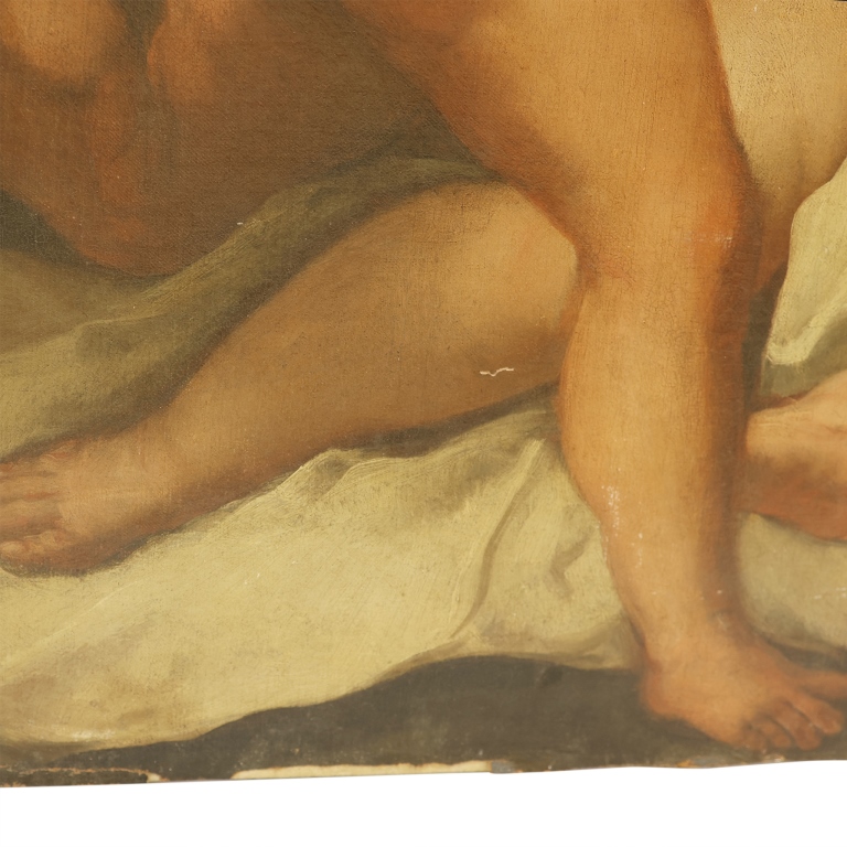 Large Baroque Eros and Anteros Oil Painting