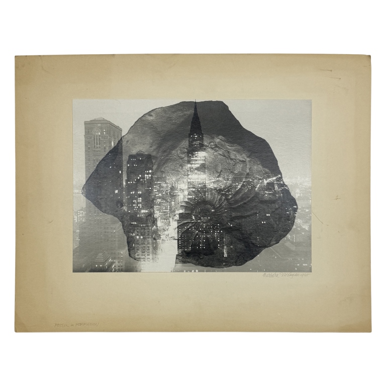 Barbara Morgan, NYC - Fossil Photomontage