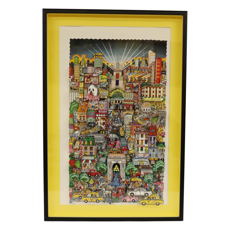 Charles Fazzino - NYC 3-D Pop Art DX Serigraph