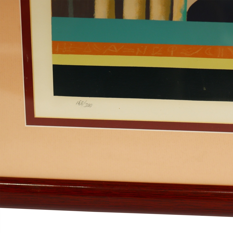 Robert Moser "Nocturnes" Art Deco Serigraph
