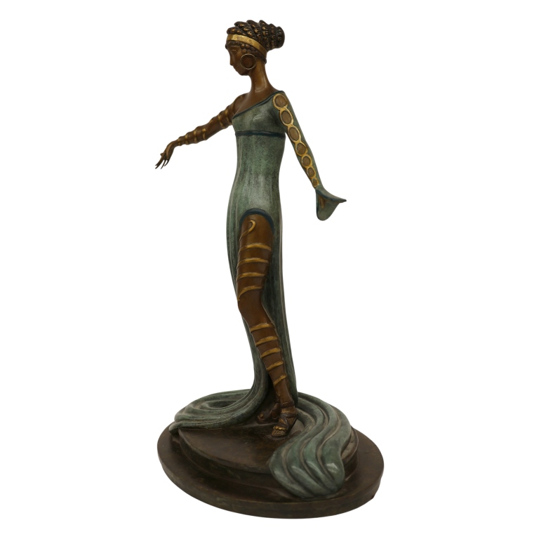 Erte - Art Deco Bronze 'La Merveilleuse'