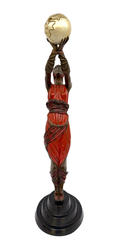 Erte - The Globe - Art Deco Bronze Sculpture