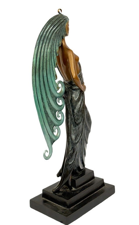 Erte - Beauty and the Beast - Bronze Sculpture