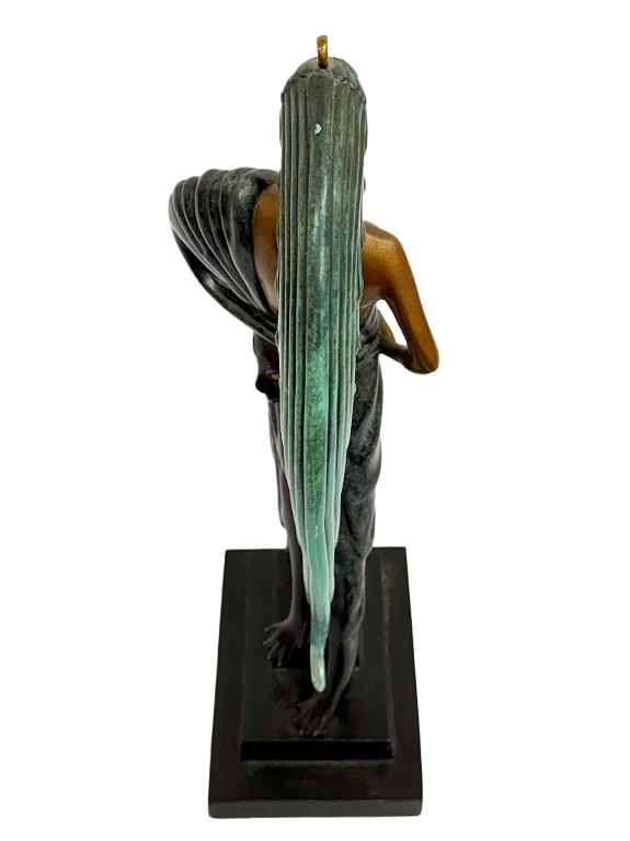 Erte - Beauty and the Beast - Bronze Sculpture