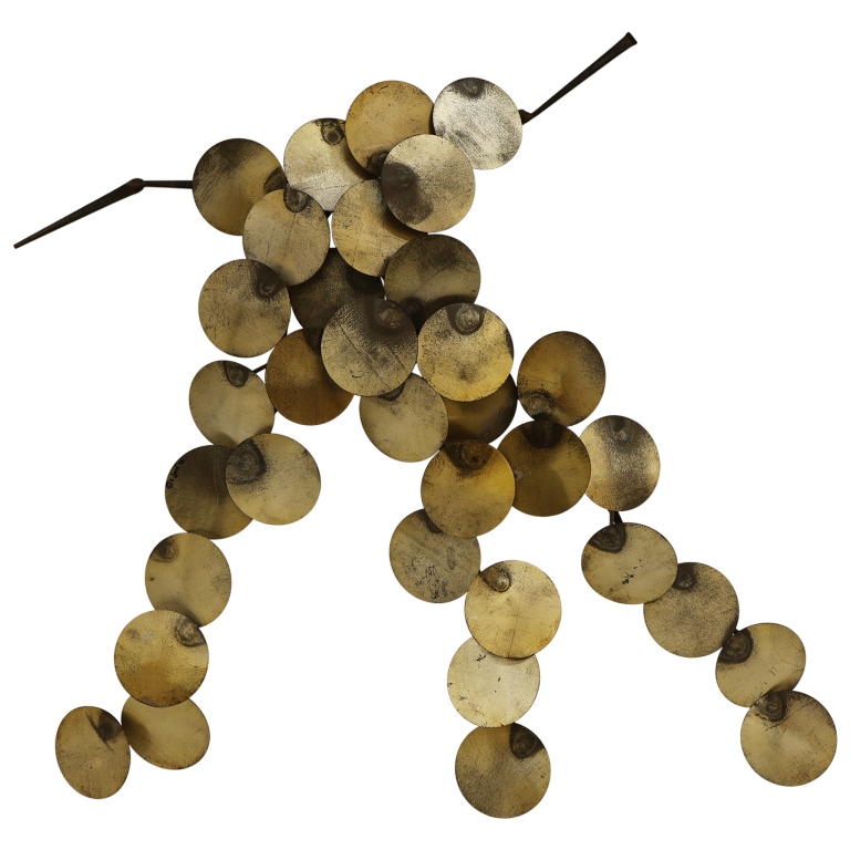 Curtis Jere - Brass Raindrops Sculpture