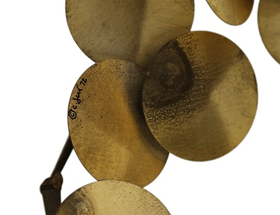 Curtis Jere - Brass Raindrops Sculpture