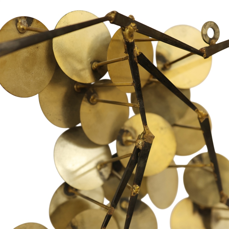 Curtis Jere - Brass Raindrops Sculpture