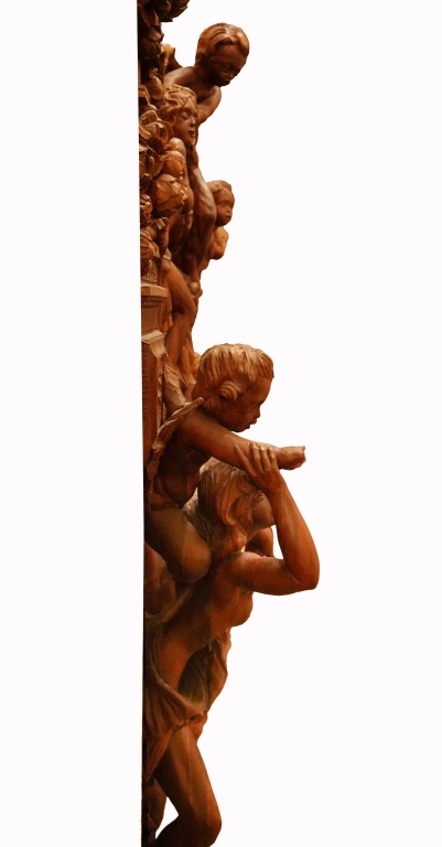 Janusz Obst - Monumental Wood Relief Sculpture