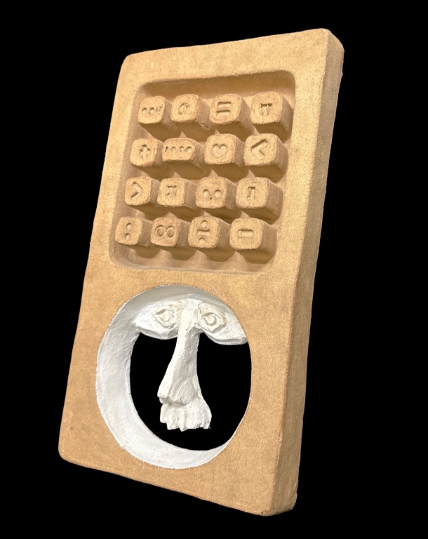 David Gil - 'Albert the Computer Man' Sculpture