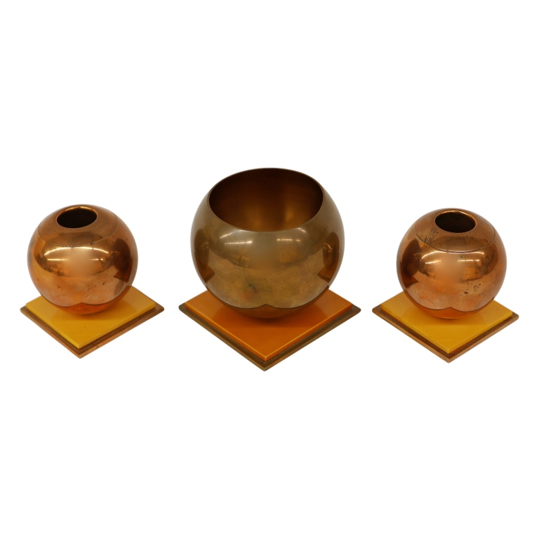 Art Deco Candle Holders - Russel Wright for Chase