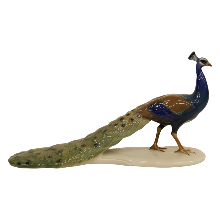 Rosenthal Porcelain Peacock Figurine