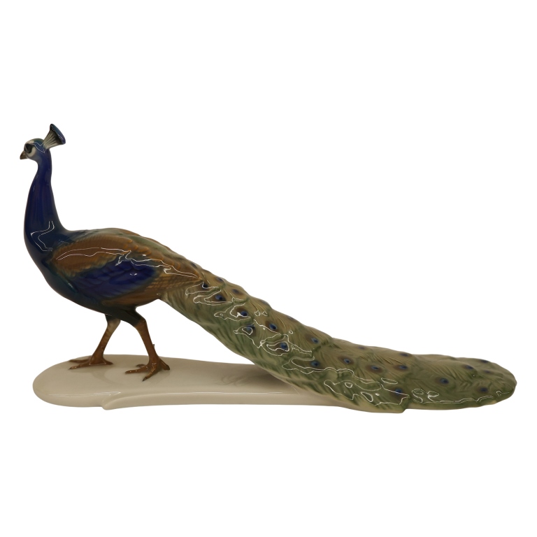 Rosenthal Porcelain Peacock Figurine