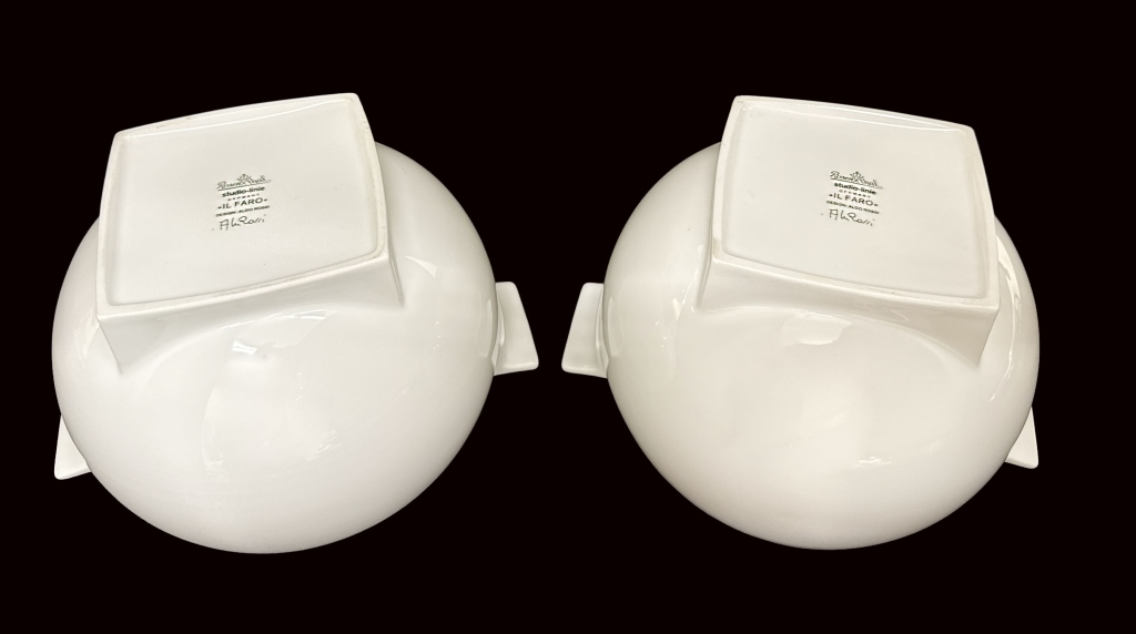 Aldo Rossi Rosenthal "Il Faro" Covered Bowls