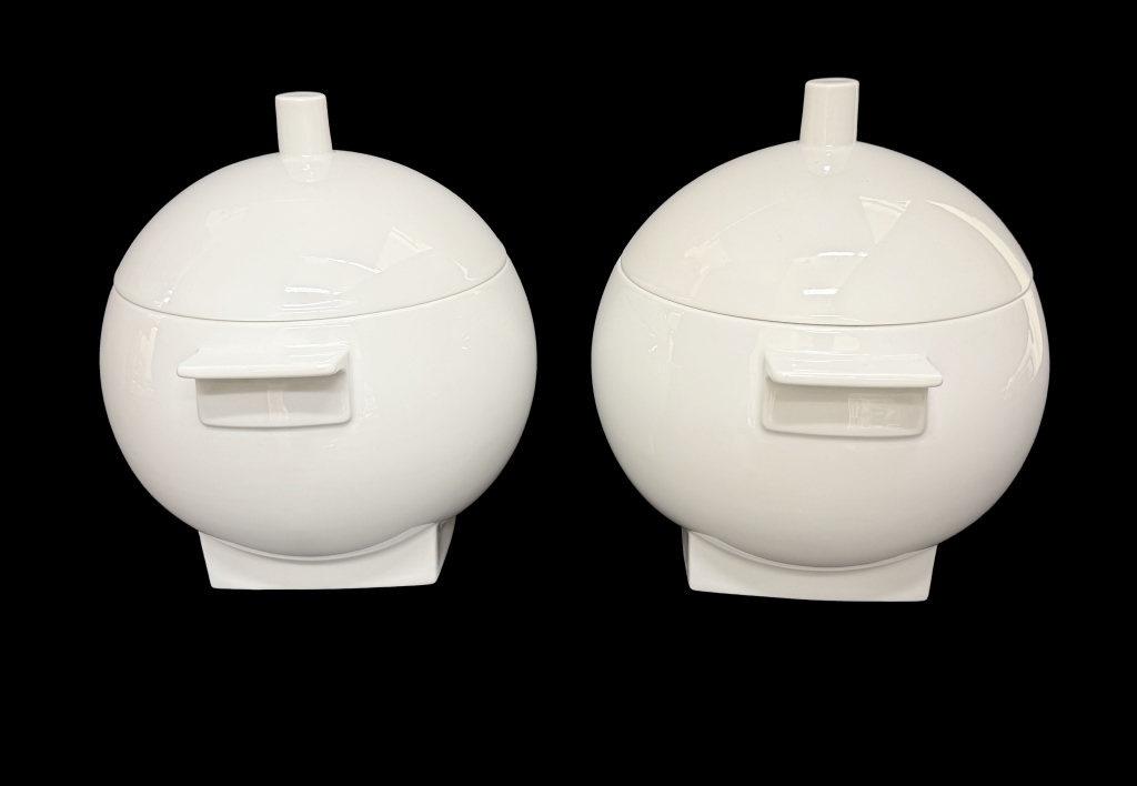 Aldo Rossi Rosenthal "Il Faro" Covered Bowls