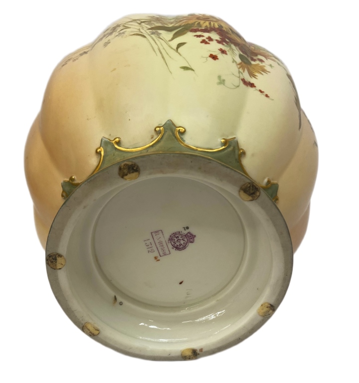 Royal Worcester "Blush Ivory" Porcelain Vase
