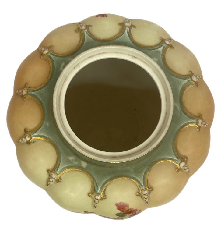 Royal Worcester "Blush Ivory" Porcelain Vase