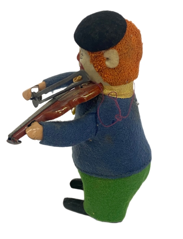 Schuco Wind-Up Solisto Clown With Violin Toy