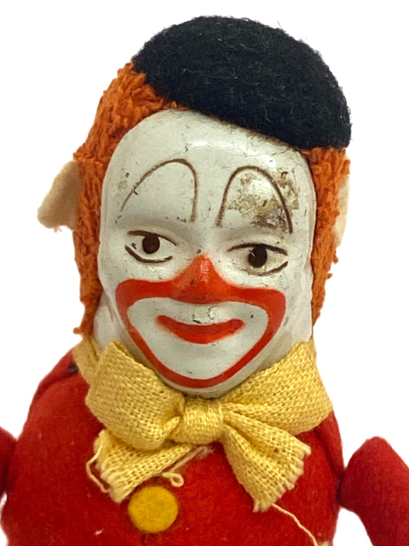 German Wind-Up Solisto Clown Drummer by Schuco