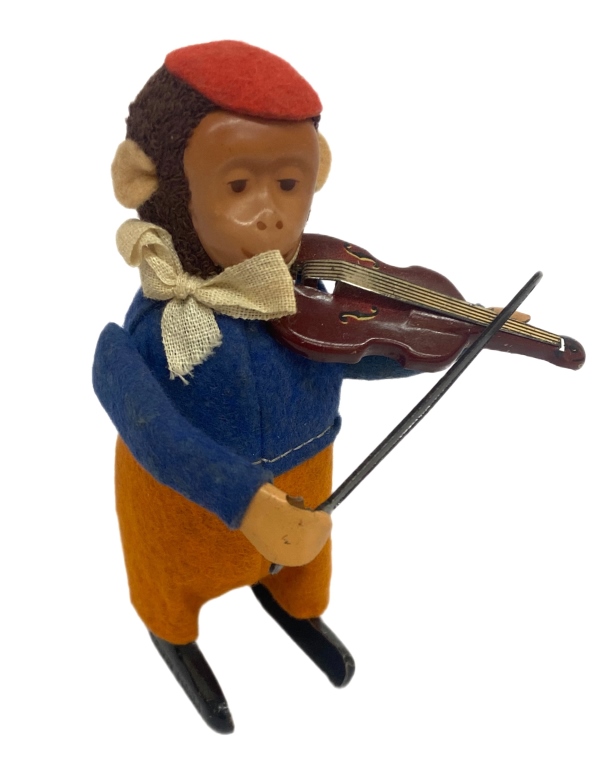 Schuco Solisto Monkey Violinist Wind-Up Toy