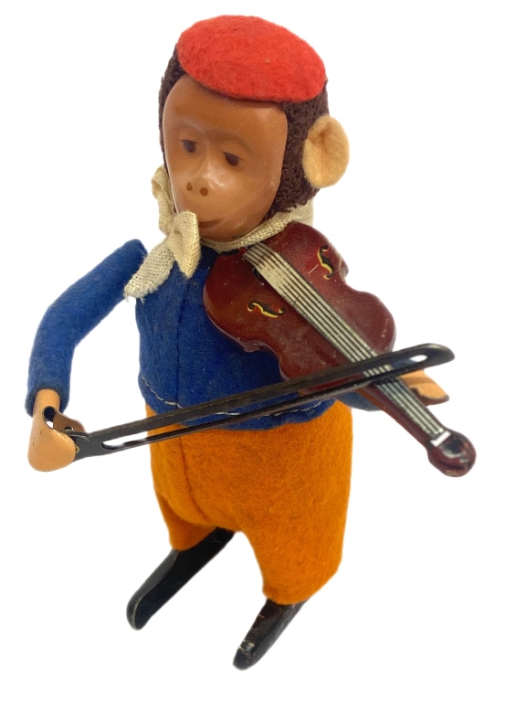 Schuco Solisto Monkey Violinist Wind-Up Toy