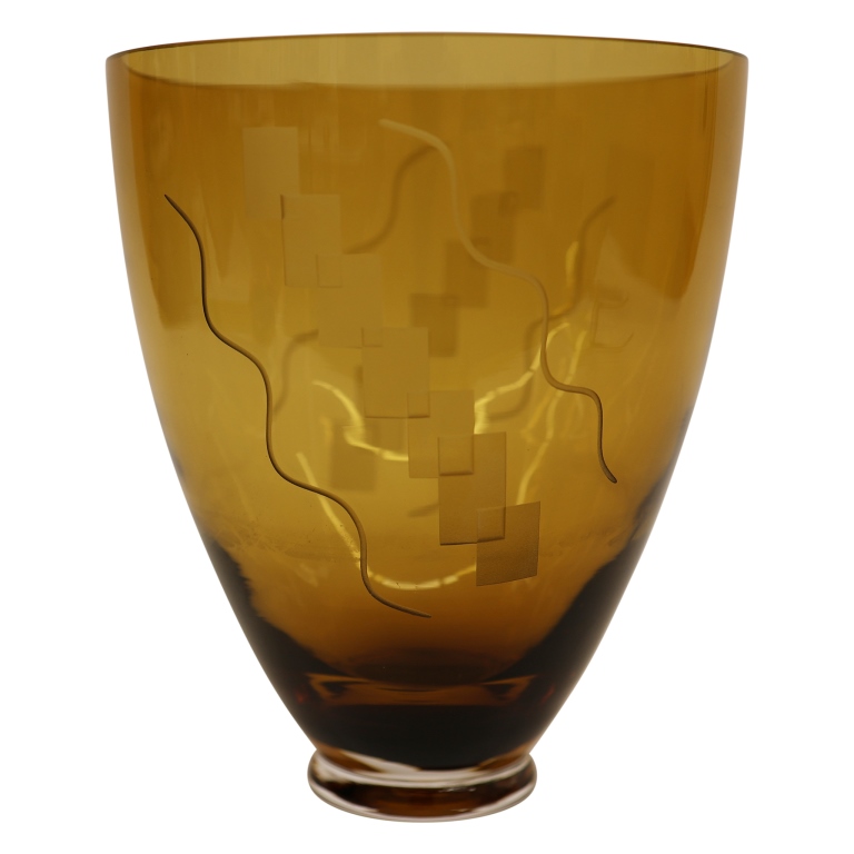 Carole Stupell Modern German Art Glass Vase