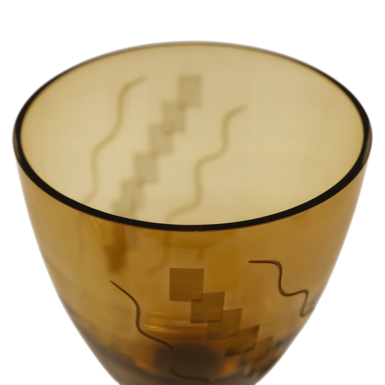 Carole Stupell Modern German Art Glass Vase