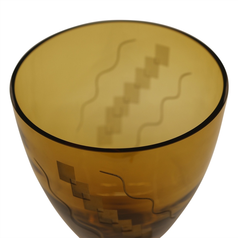 Carole Stupell Modern German Art Glass Vase