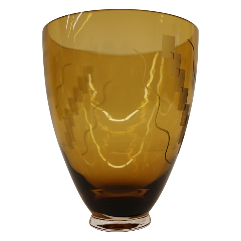 Carole Stupell Modern German Art Glass Vase