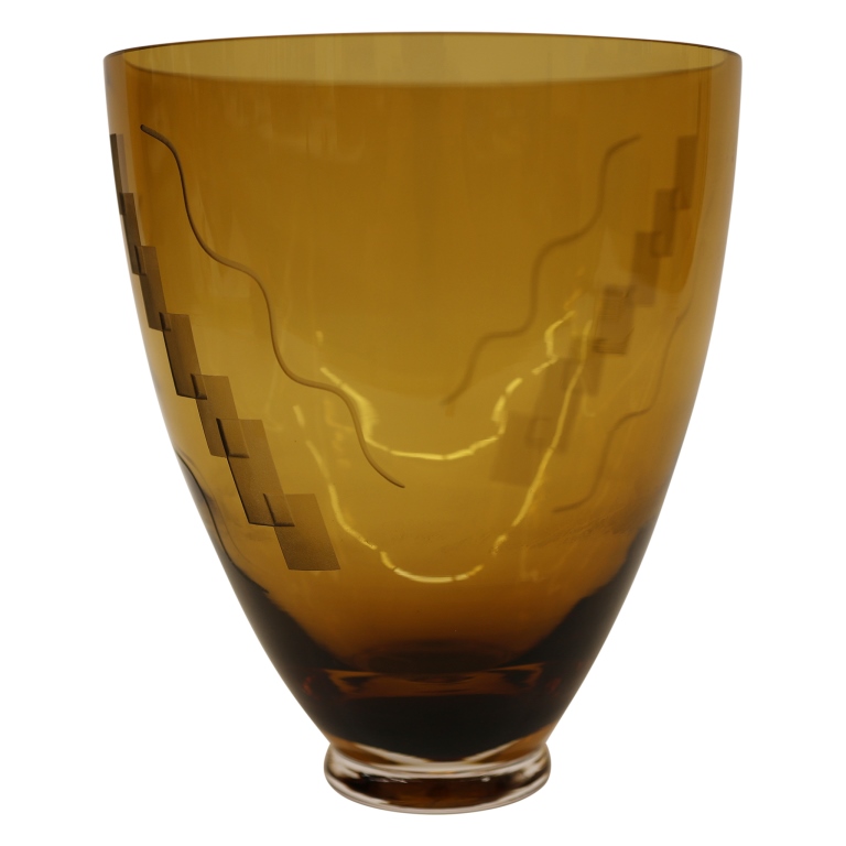 Carole Stupell Modern German Art Glass Vase
